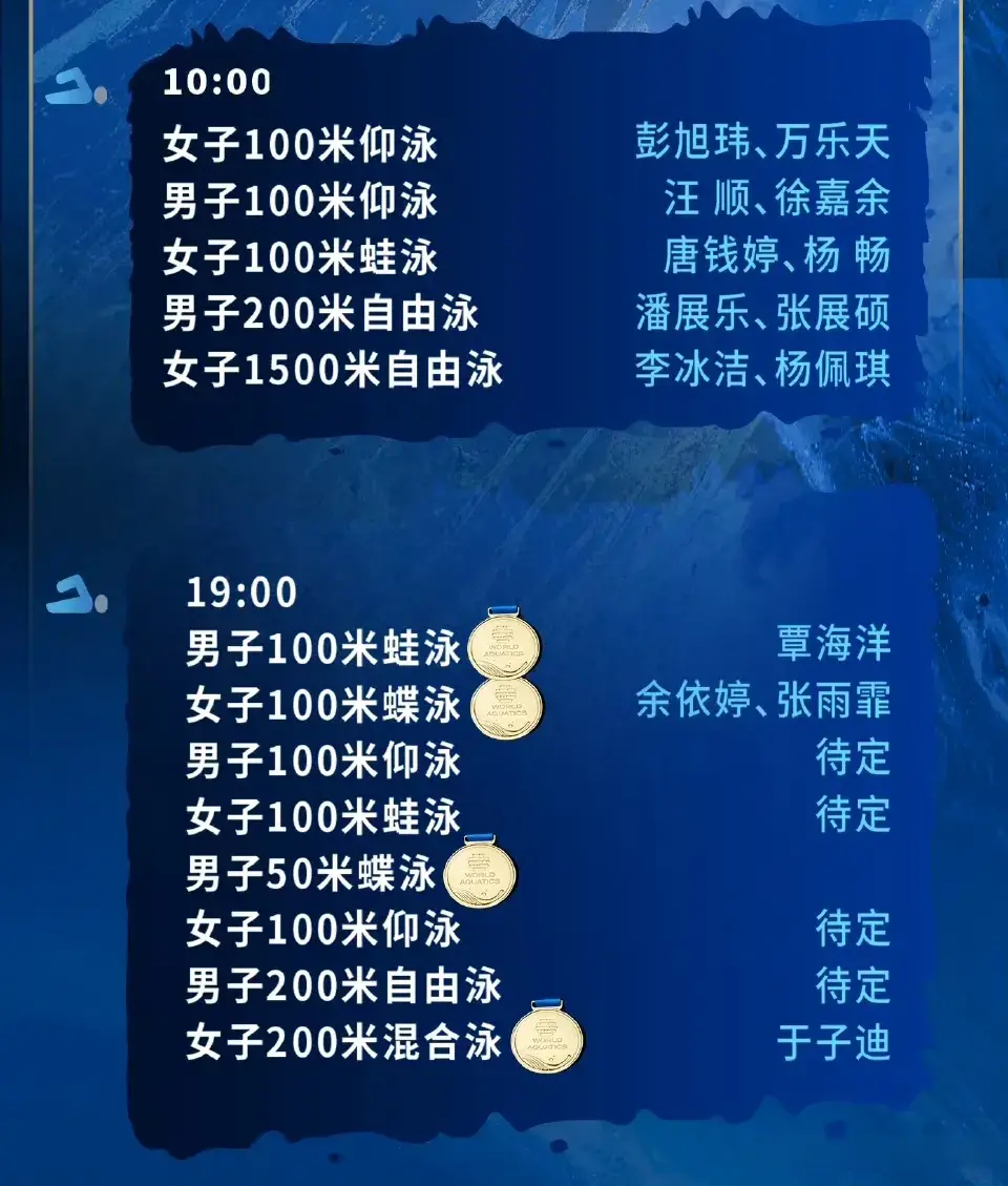 src, 游泳大项今